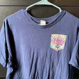 “blessed girl” brand graphic t-shirt
